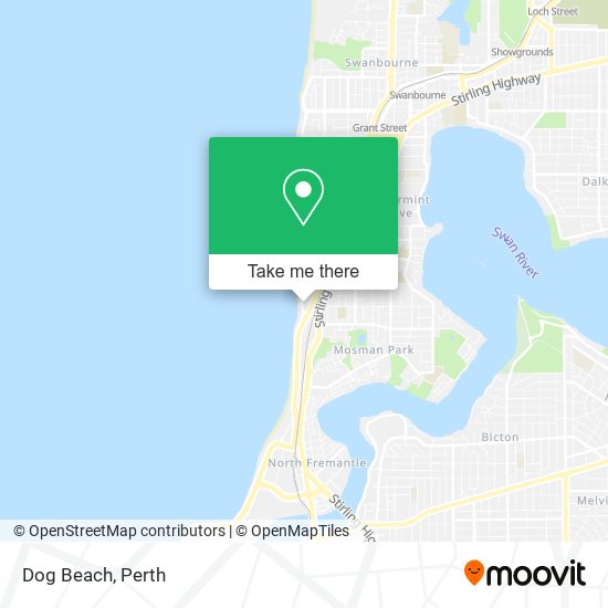 Dog Beach map
