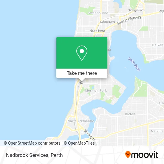 Mapa Nadbrook Services