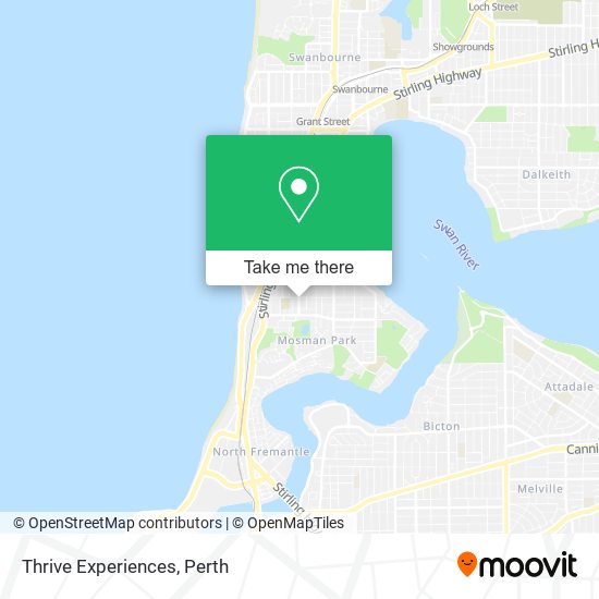 Thrive Experiences map