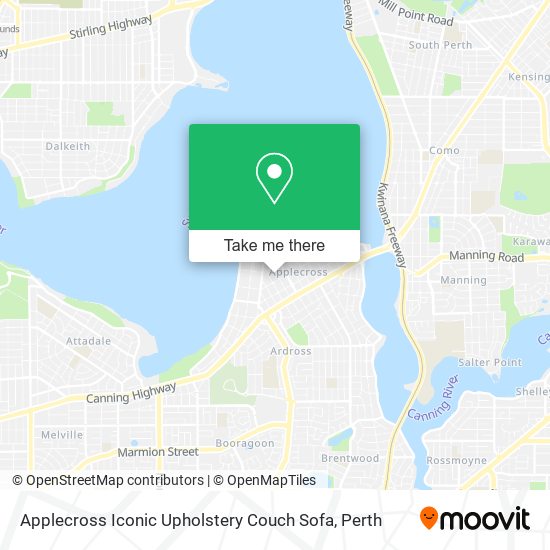 Applecross Iconic Upholstery Couch Sofa map