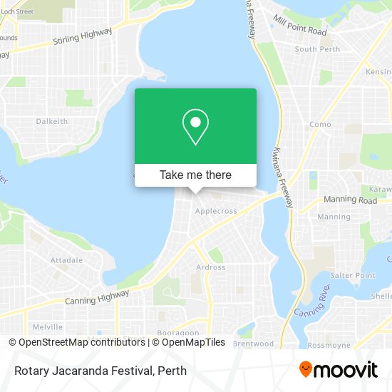 Rotary Jacaranda Festival map