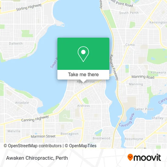 Mapa Awaken Chiropractic