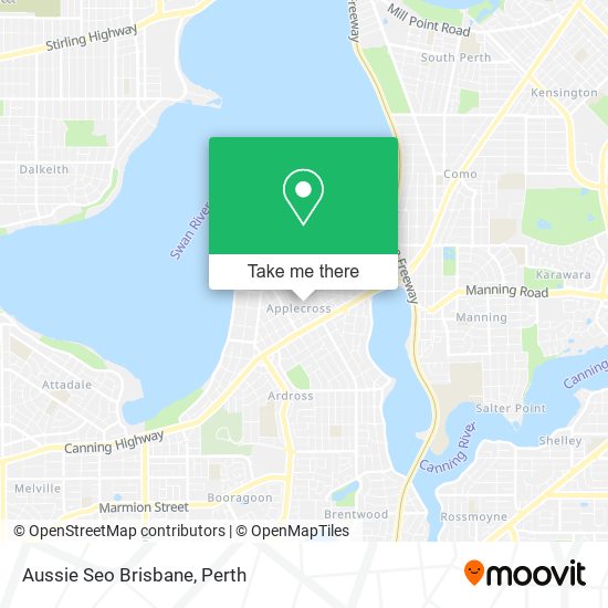 Aussie Seo Brisbane map