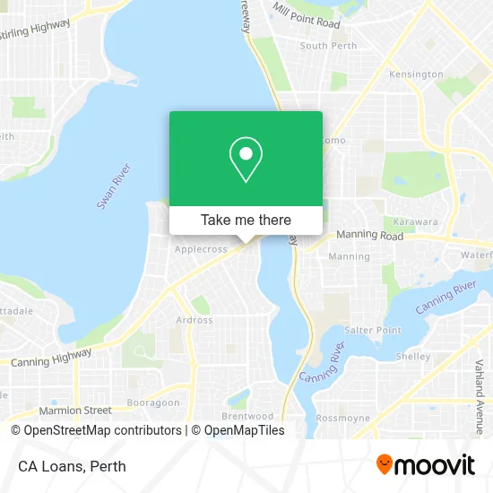Mapa CA Loans
