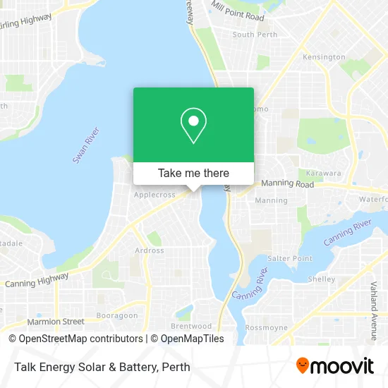 Mapa Talk Energy Solar & Battery