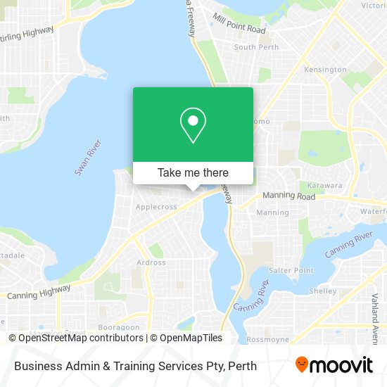 Business Admin & Training Services Pty map