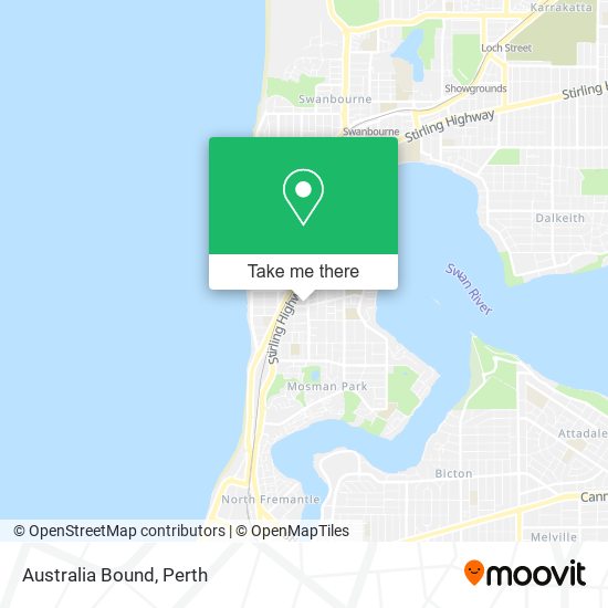 Australia Bound map