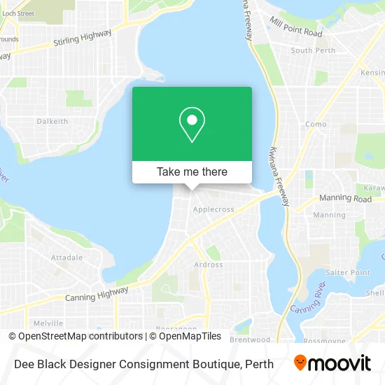 Mapa Dee Black Designer Consignment Boutique