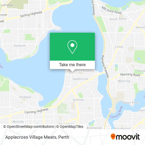 Applecross Village Meats map