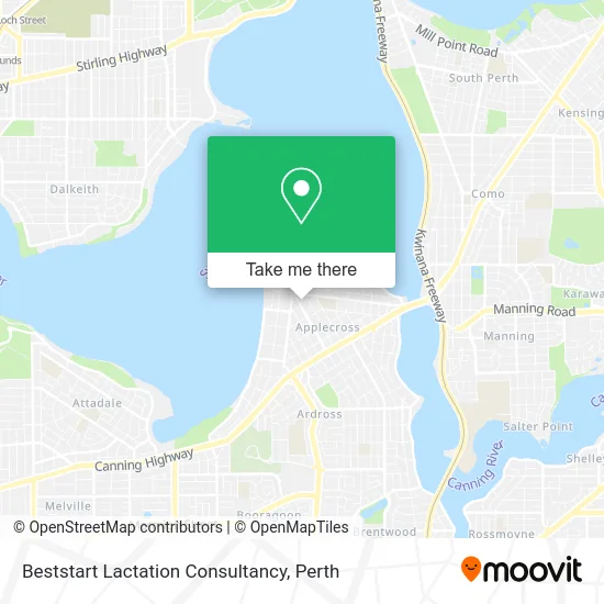 Mapa Beststart Lactation Consultancy