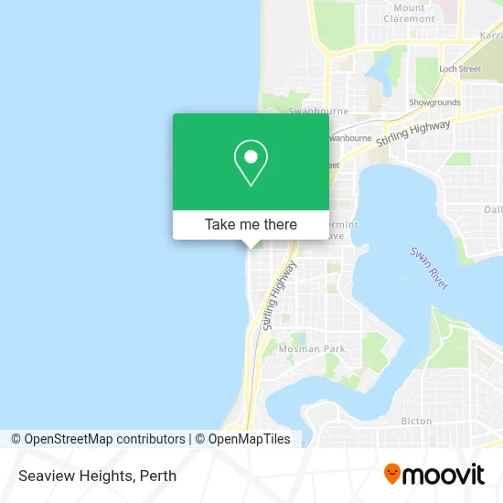 Mapa Seaview Heights