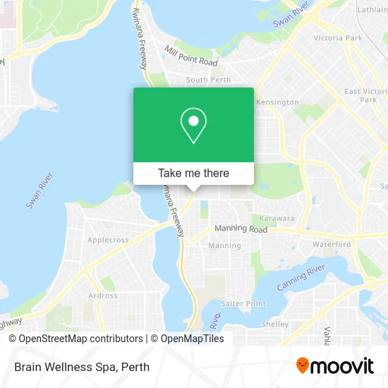 Mapa Brain Wellness Spa