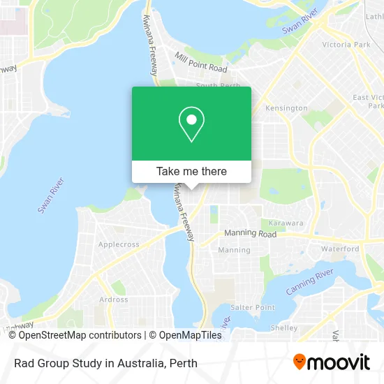 Mapa Rad Group Study in Australia