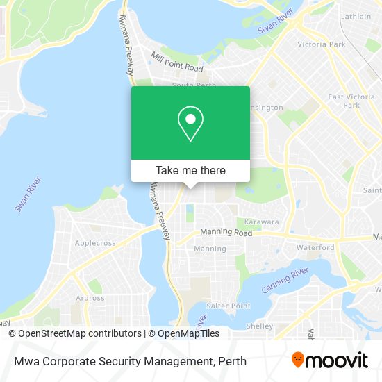 Mwa Corporate Security Management map