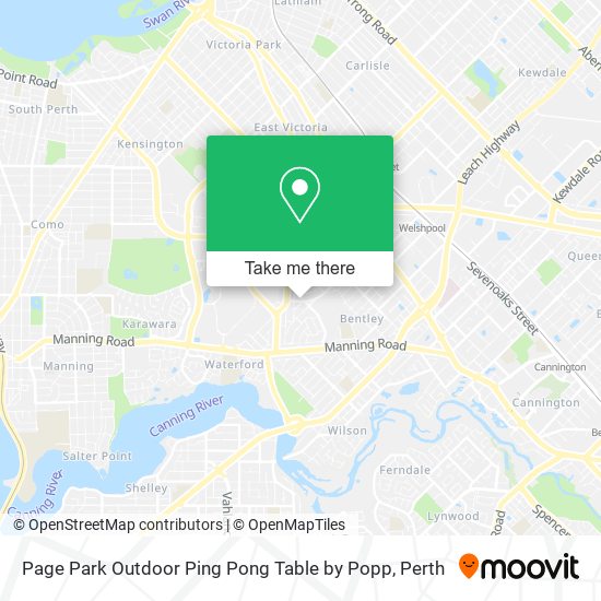 Page Park Outdoor Ping Pong Table by Popp map