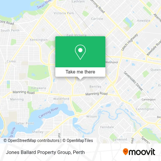 Mapa Jones Ballard Property Group