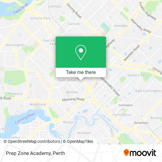 Prep Zone Academy map