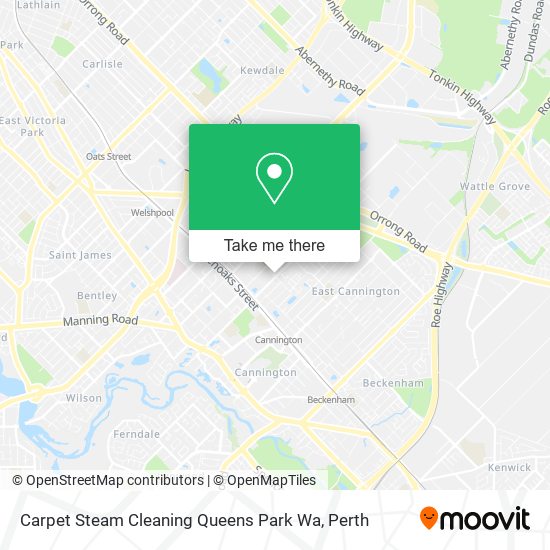 Carpet Steam Cleaning Queens Park Wa map