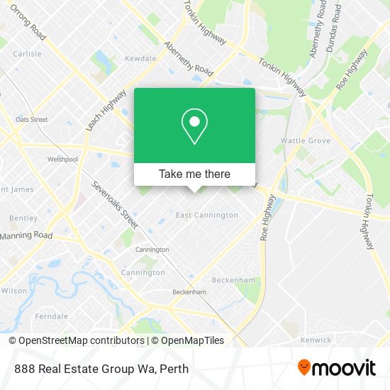 Mapa 888 Real Estate Group Wa