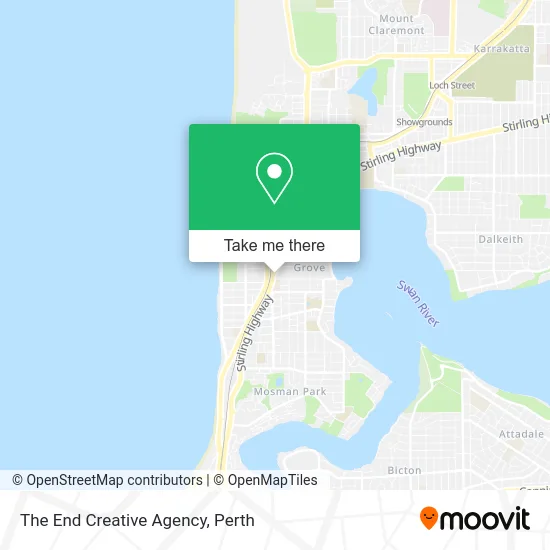 Mapa The End Creative Agency