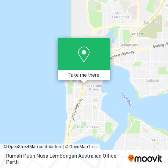 Rumah Putih Nusa Lembongan Australian Office map