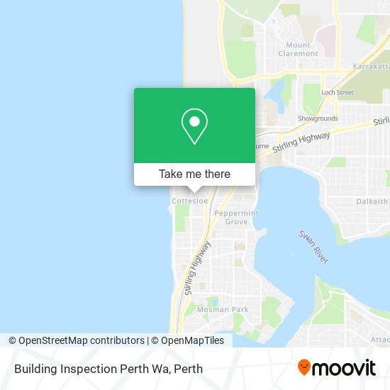Building Inspection Perth Wa map
