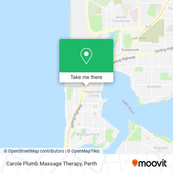 Carole Plumb Massage Therapy map