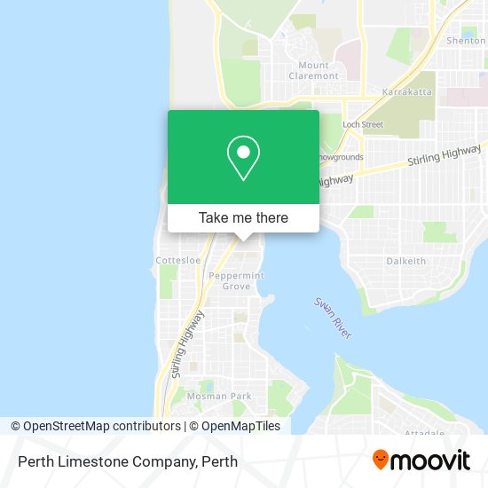 Perth Limestone Company map