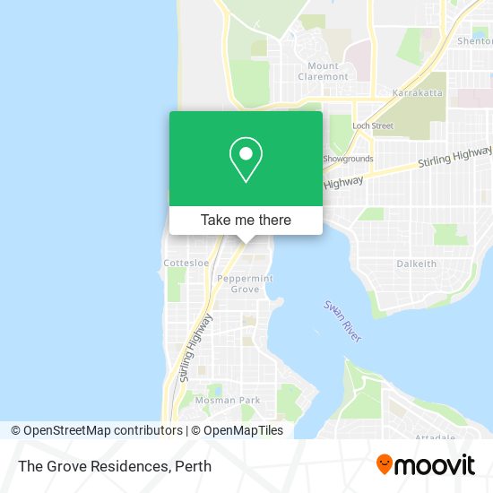 The Grove Residences map