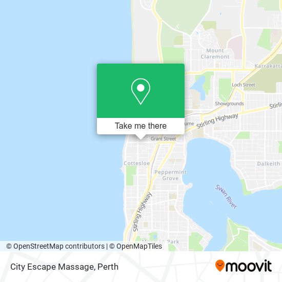 City Escape Massage map