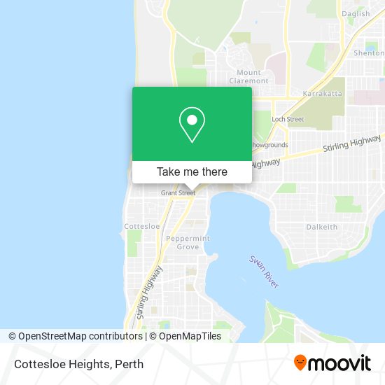 Cottesloe Heights map