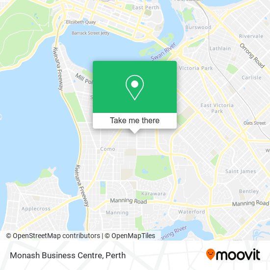 Monash Business Centre map