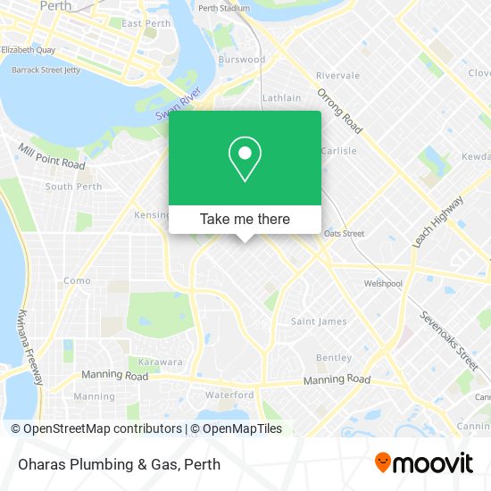 Oharas Plumbing & Gas map