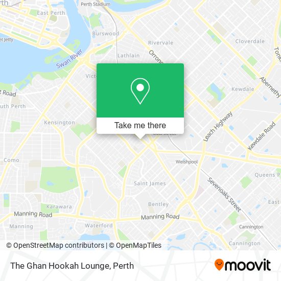 The Ghan Hookah Lounge map