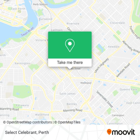 Select Celebrant map