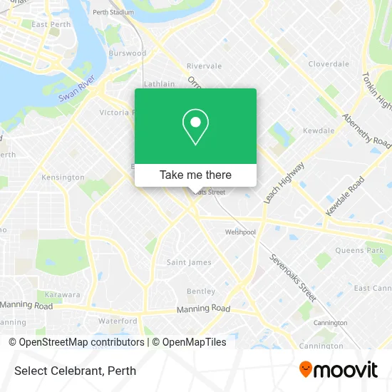 Mapa Select Celebrant