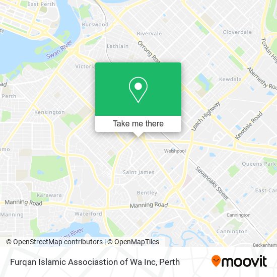 Furqan Islamic Associastion of Wa Inc map