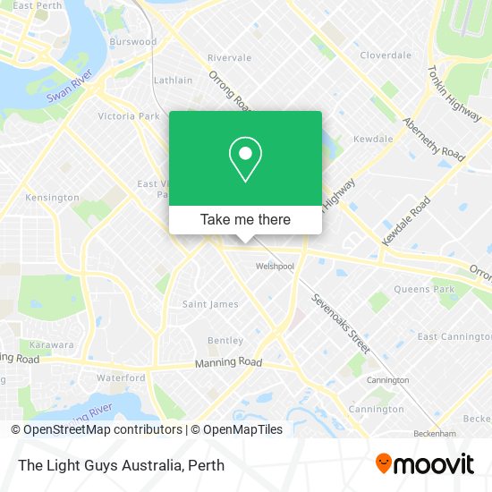 Mapa The Light Guys Australia
