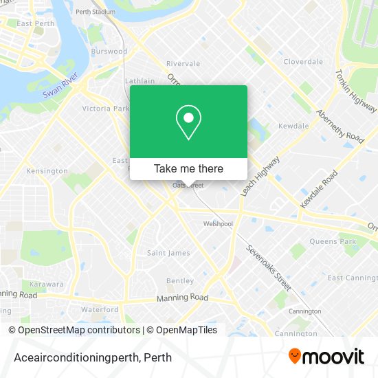 Aceairconditioningperth map