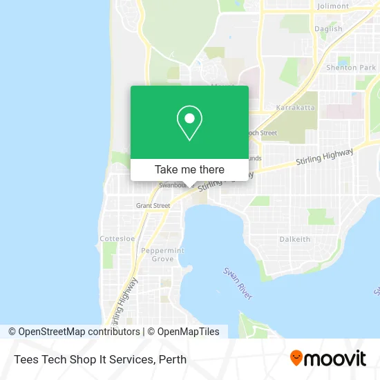 Mapa Tees Tech Shop It Services