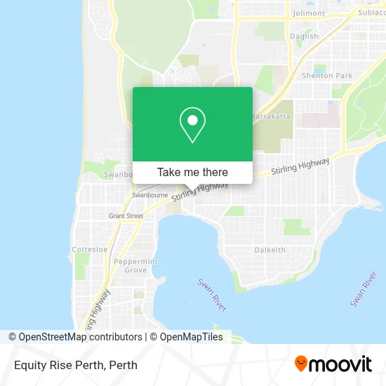 Mapa Equity Rise Perth