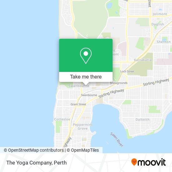 The Yoga Company map