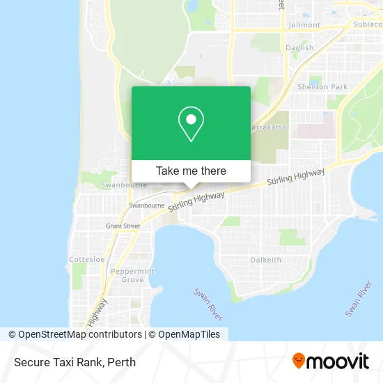 Secure Taxi Rank map