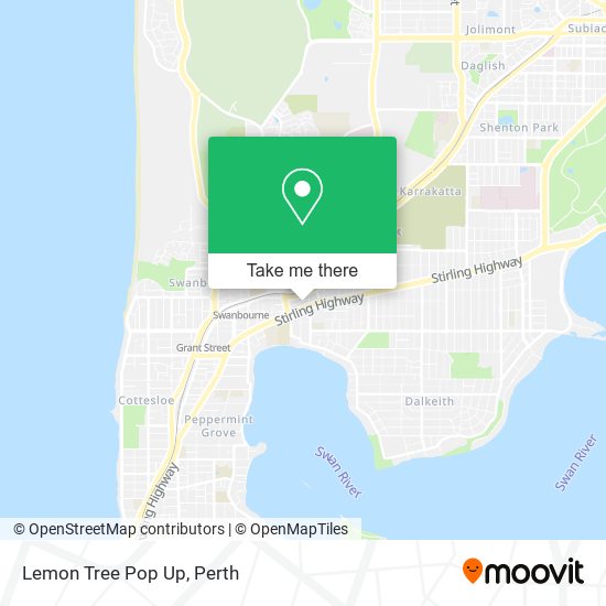 Lemon Tree Pop Up map