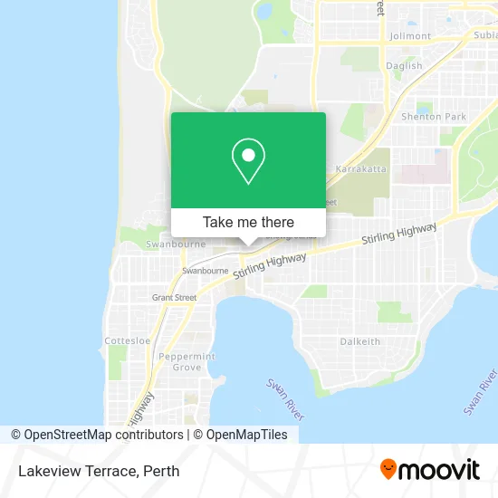 Mapa Lakeview Terrace