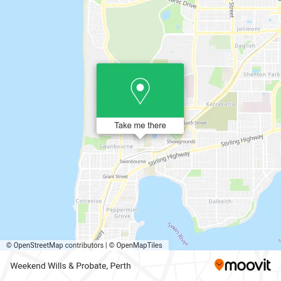 Mapa Weekend Wills & Probate