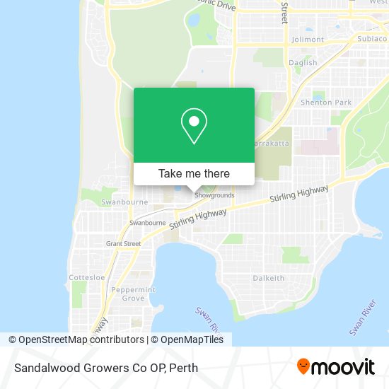 Sandalwood Growers Co OP map