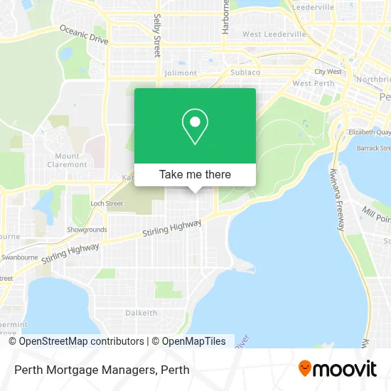 Mapa Perth Mortgage Managers