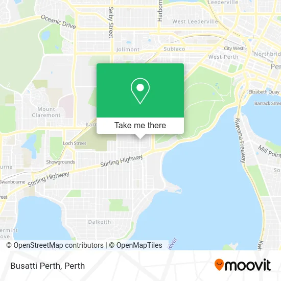 Mapa Busatti Perth