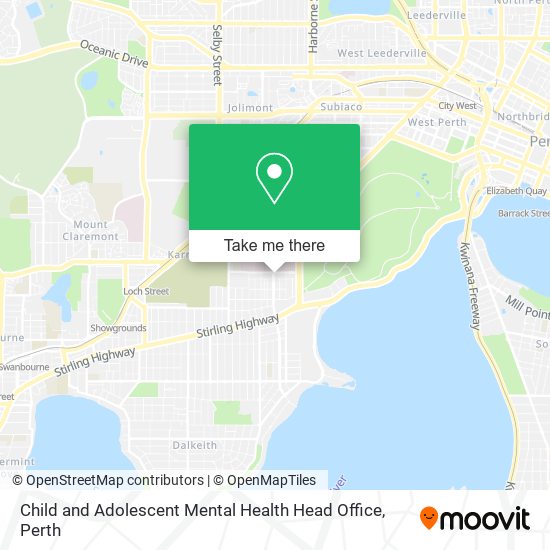 Mapa Child and Adolescent Mental Health Head Office